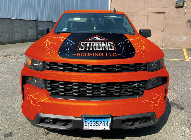 Completed commercial vehicle wrap project