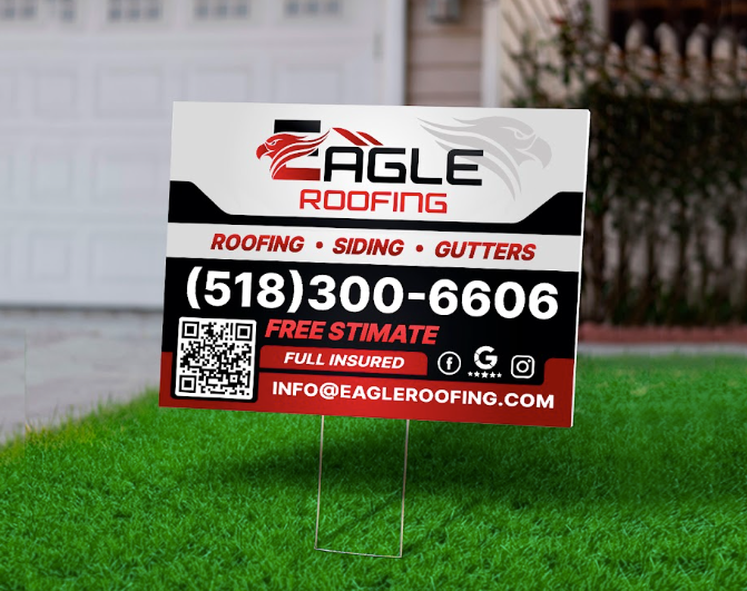 12 by 18 event directional yard sign