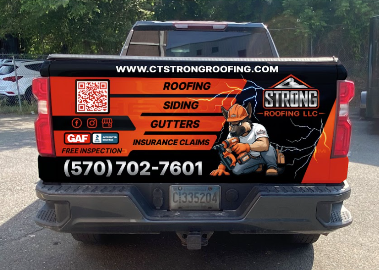 Fleet SUV front branding example
