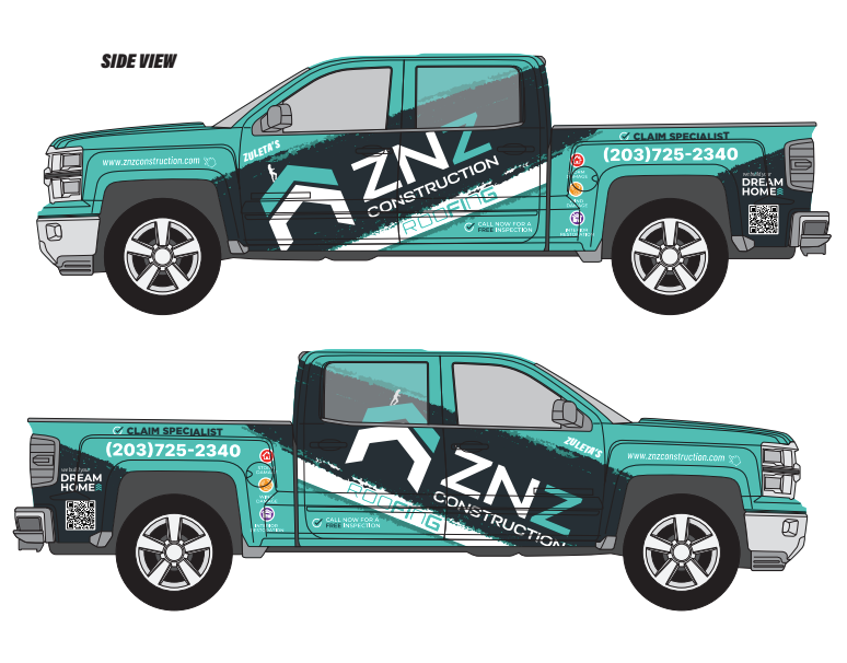 Custom color and camouflage wrap